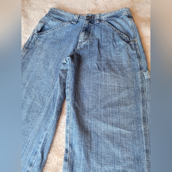 Vintage Y2K 80's Lee Carpenter Jeans With Adjustable Waist - Picture 2 of 14